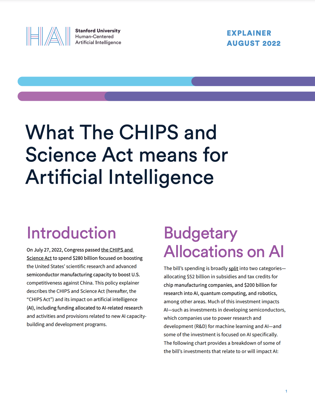 What the CHIPS and Science Act Means for Artificial Intelligence ...