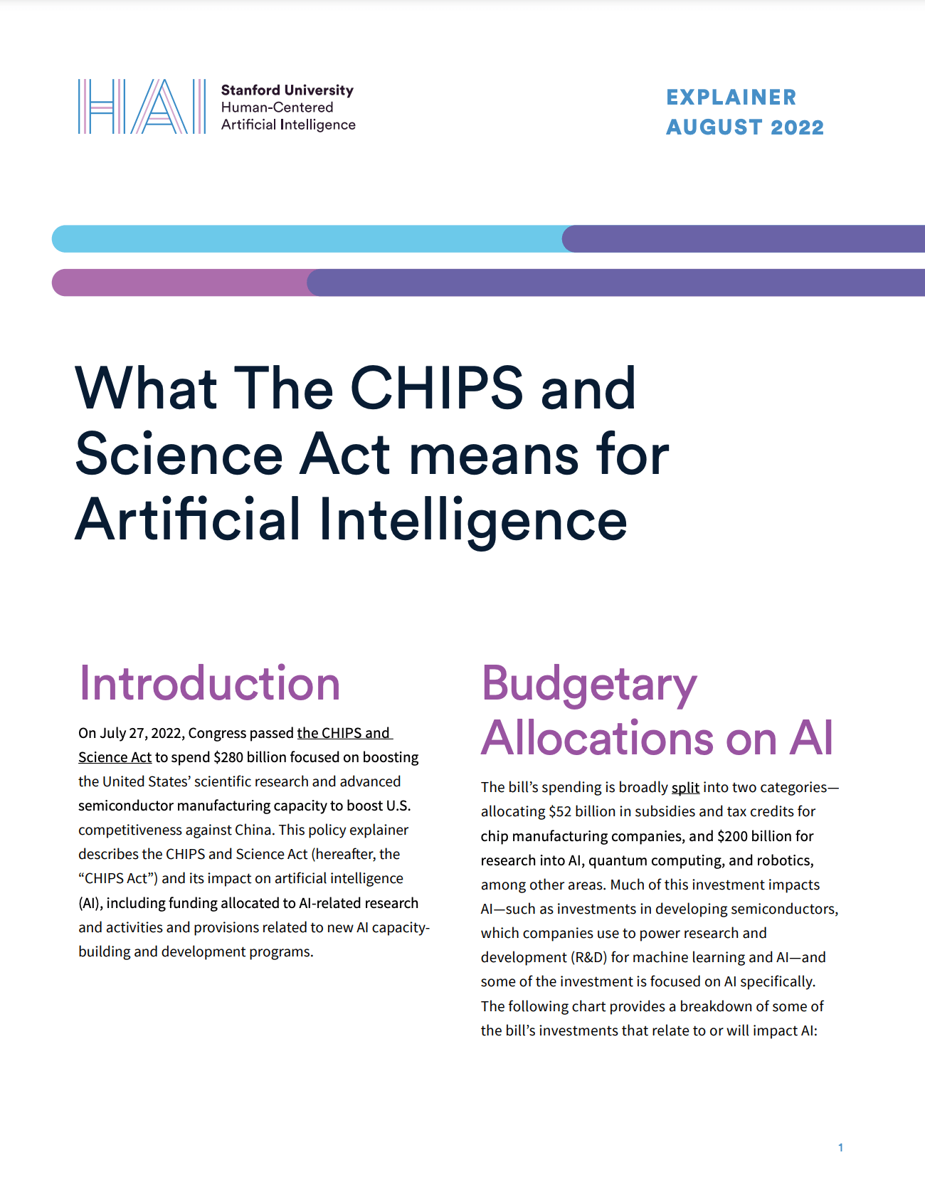 What the CHIPS and Science Act Means for Artificial Intelligence ...