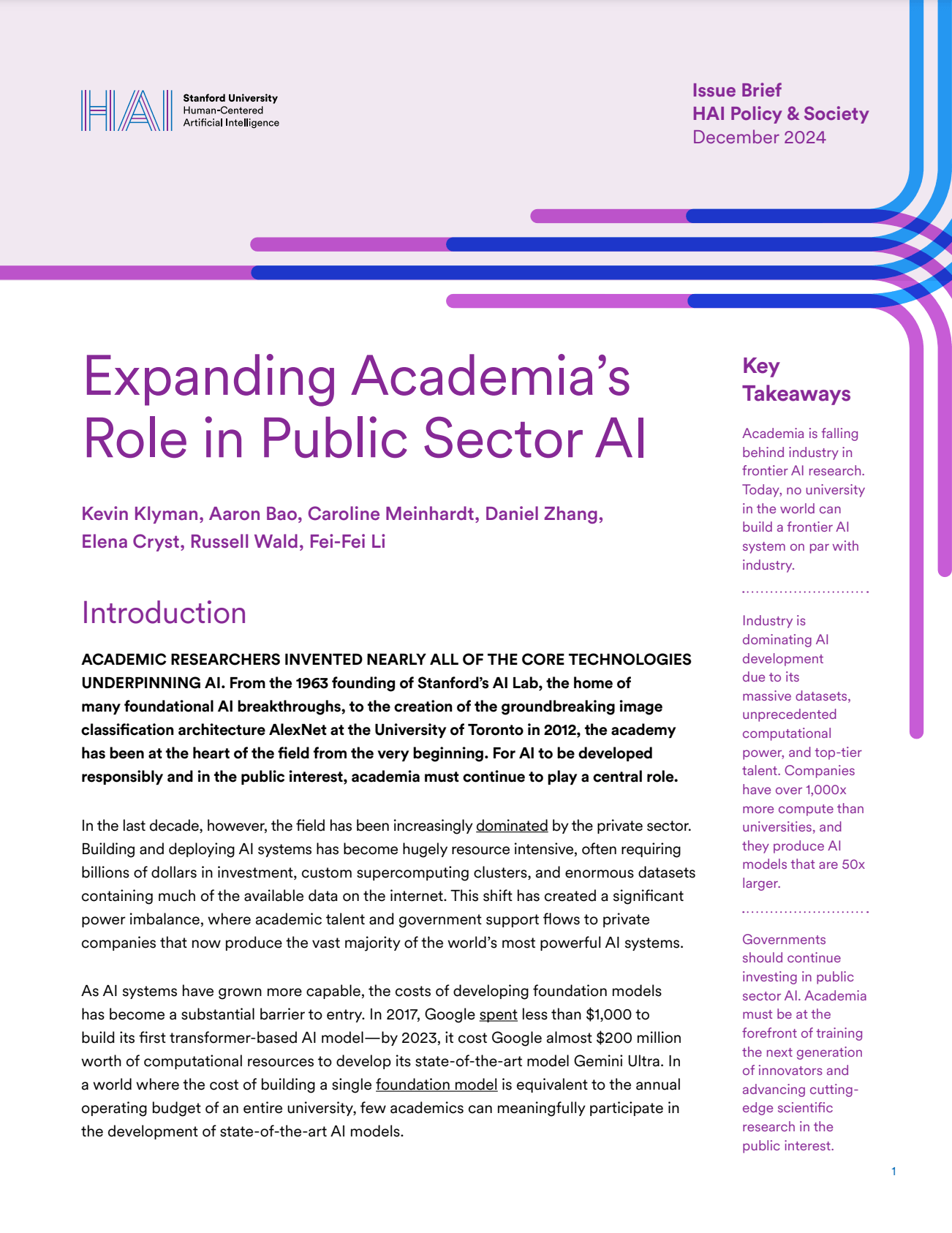 Expanding Academias role in public sector ai