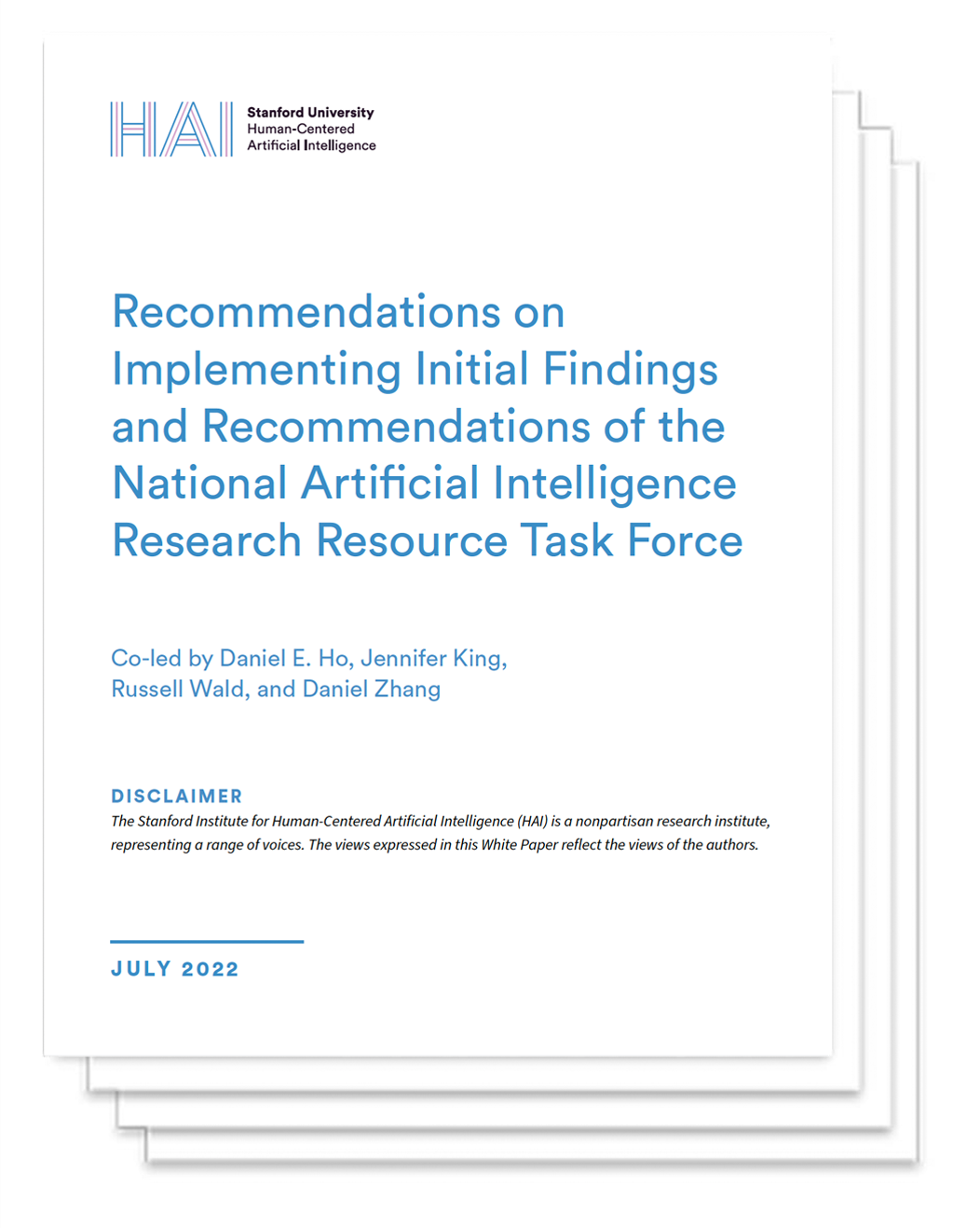 national artificial intelligence (ai) research resource task force