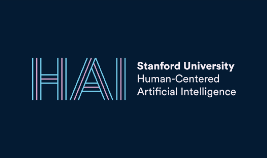 HAI logo on extra dark blue background