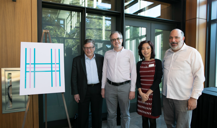 HAI cofounders John Etchemendy, Chris Manning, Fei-Fei Li, and James Landay