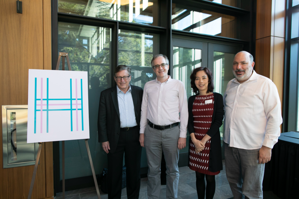 HAI cofounders John Etchemendy, Chris Manning, Fei-Fei Li, and James Landay